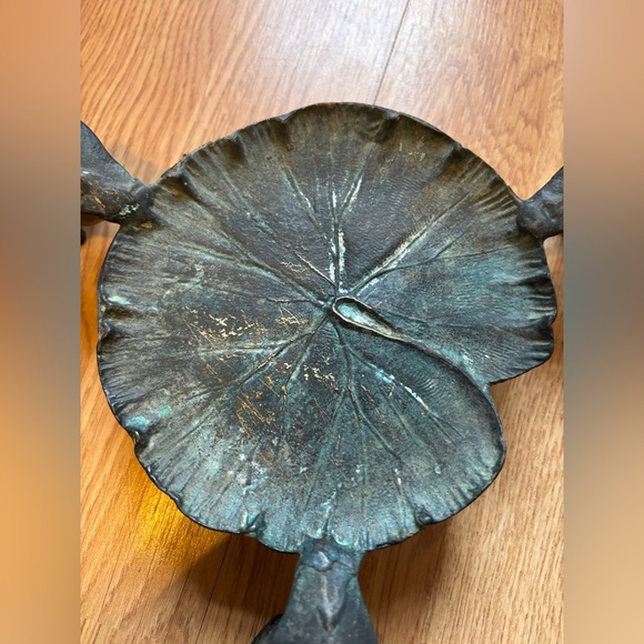 Vintage Brass Frog Planter - Picture 15 of 15